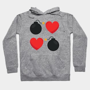 Two Bombs Together - Love Hoodie